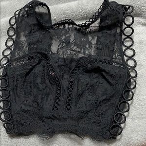 Black Victoria’s Secret bralet